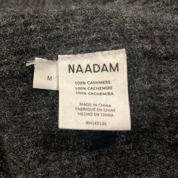 NAADAM Gray Cashmere Sweater - Picture 5 of 6